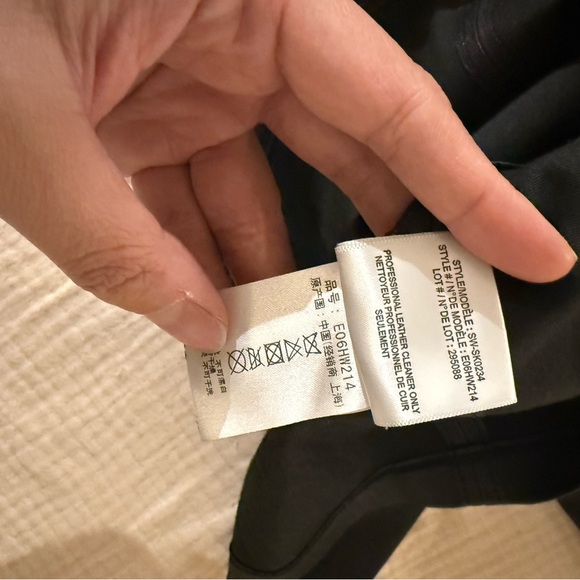 Helmut Lang lamb leather skirt Small - Picture 7 of 8